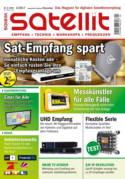 SATELLIT EMPFANG + TECHNIK Ausgabe 4/2017