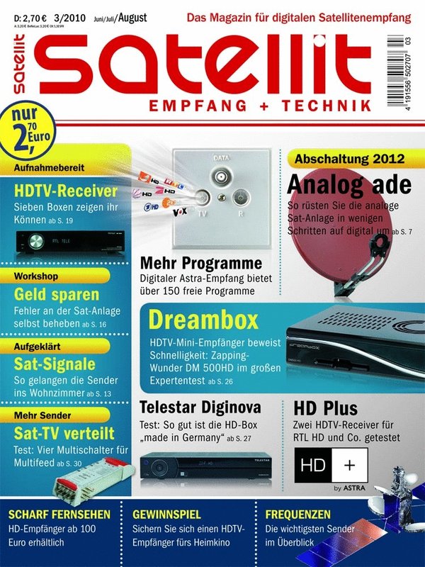 SATELLIT EMPFANG + TECHNIK Ausgabe 3/2010
